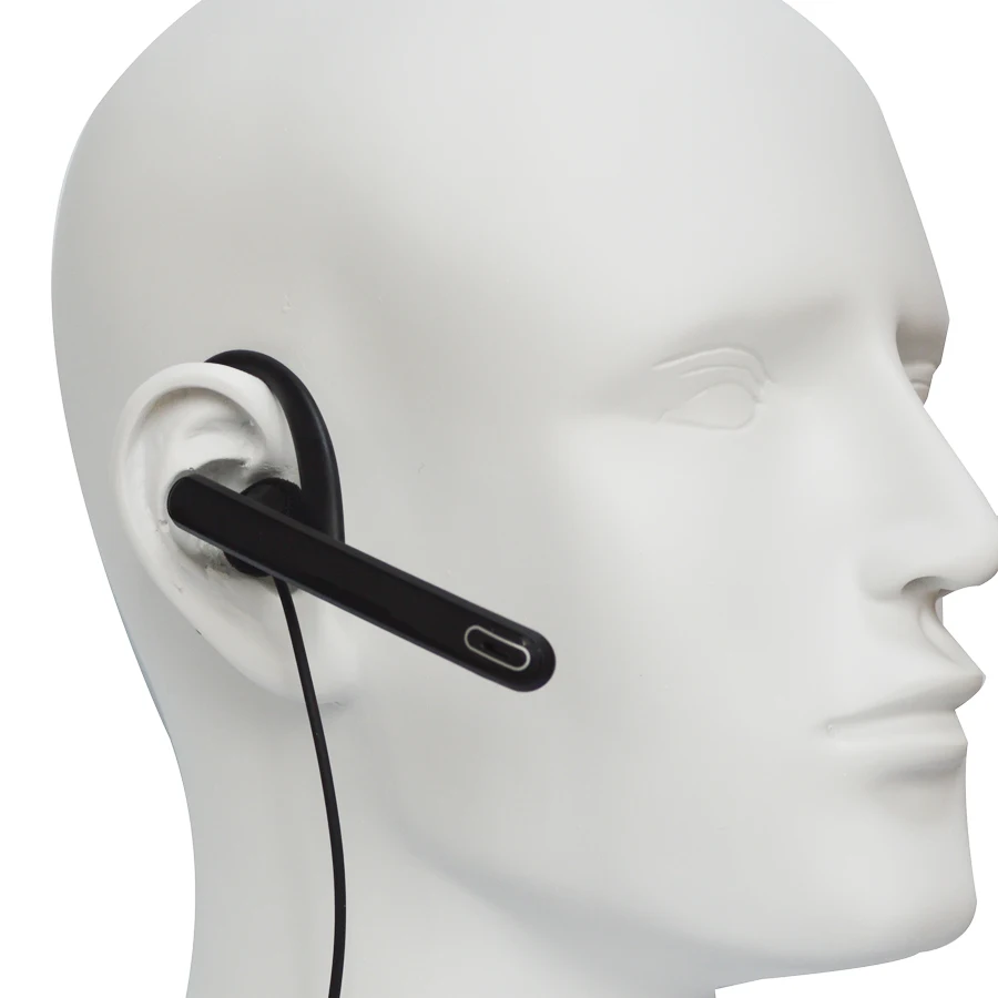 Nuevo 2 Pin oído Barra del auricular con micrófono PTT para Radio baofeng Walkie Talkie UV-5R UV-82 BF-888s auriculares Auriculares auriculares