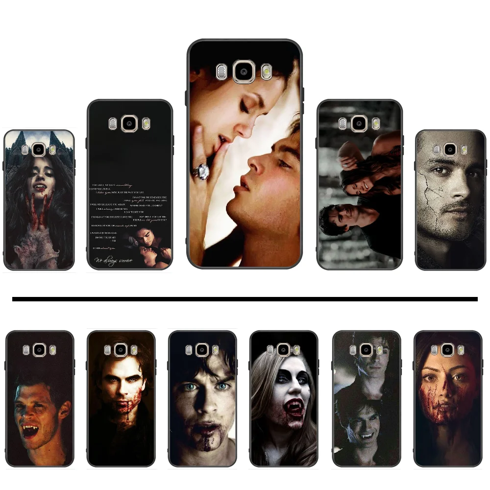 Vampire Diaries Black TPU Soft Phone Case Cover For Samsung Galaxy J2 J4 J5 J6 J7 J8 2016 2017 2018 Prime Pro plus Neo duo | Мобильные