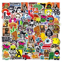 Cool Aesthetic Logo Stickers - 10/50/100 PCS | Waterproof Decals for Laptop, Phone, Bottle, Bike