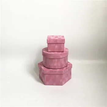 

Diamond flannel, multi-shape combination three-piece, flower gift box, flower box, gift decoration，Rose gift box Christmas decor