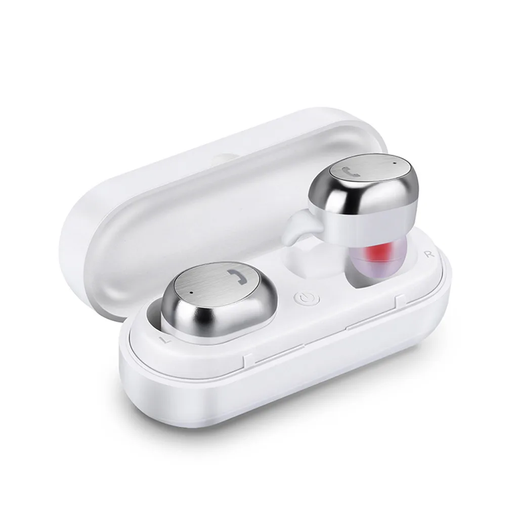 mosunx M9 TWS Bluetooth V5.0 earbudss Wireless Sports In-Ear Stereo earbudss Ergonomic Noise Reduction Bluetooth Earbuds