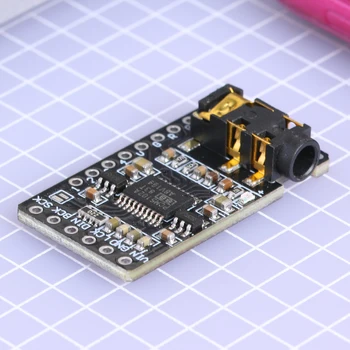 

3.5mm Stereo DAC Decoder AUX Jack Player Module Sound I2S PCM5102 Loudspeaker Space-saving Boxes for Raspberry Pi