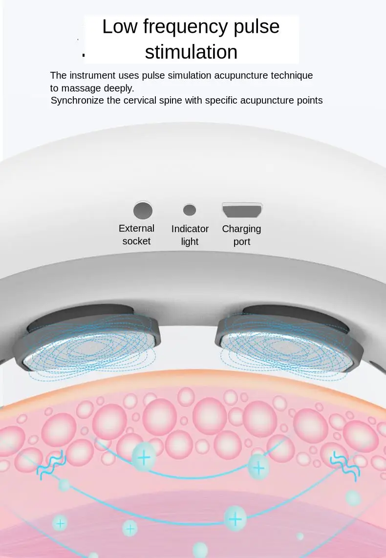 Controle de Voz Alívio da Dor Inteligente Dezenas Cervical Massagem Instrumento Aquecimento Vibração Ombro Massageador 10 Cheap Instrumento Da Massagem Da garganta