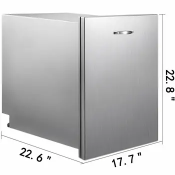 VEVOR Pull-Out Trash Drawer Propane Tank Drawer Stainless Steel Built-In Smooth Roll-In Sliding Rail for Kitchen Garbage Storage 6