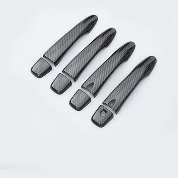 

ABS Carbon Fiber Smart Handle Door Handle Cover Trim Car Decor Fit For Nissan Qashqai J11 2014 2015 2016 2017 2018 2019 8Pcs/Set