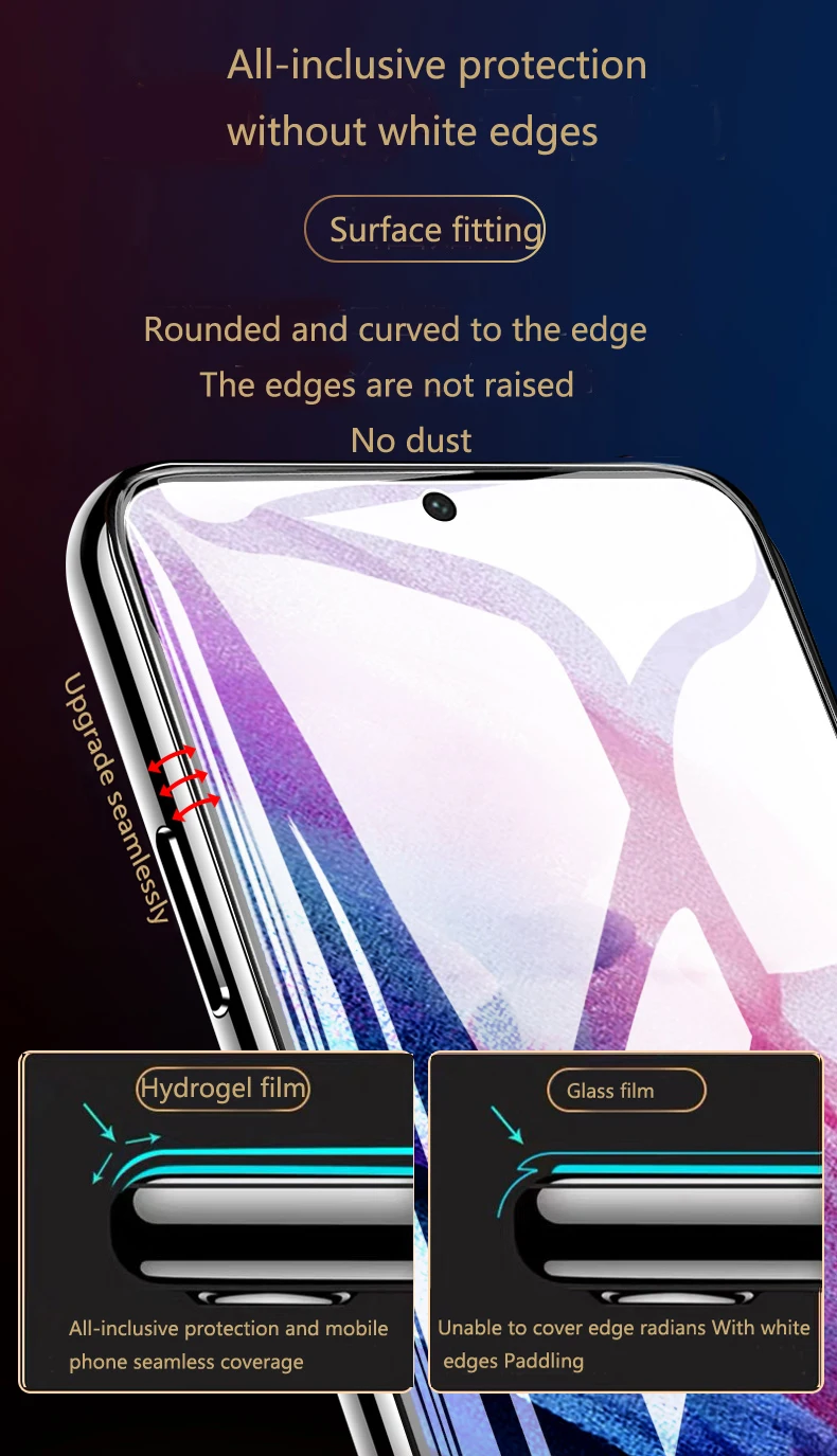 Reno7Pro 6Pro+ Screen Protector For OPPO Find X2 X3 Pro Hydrogel Film Reno 5Pro 4 3Pro HD Soft Ultra-Thin Realme GT NEO2