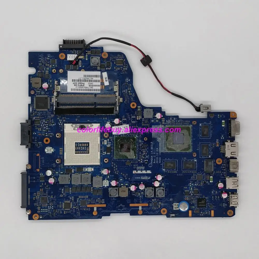 Оригинальная материнская плата для ноутбука K000125640 PHQAA LA 6831P w N12P GS A1 GPU Toshiba Satellite P750