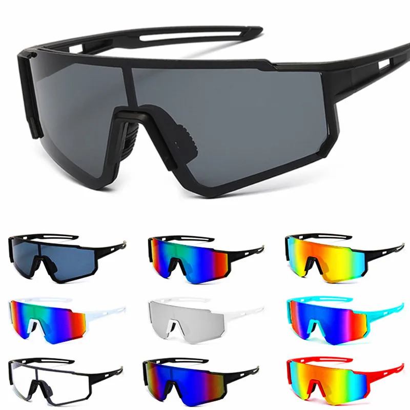 Gafas de sol de ciclismo para hombre, lentes antiviento, protección para  bicicleta de montaña - AliExpress