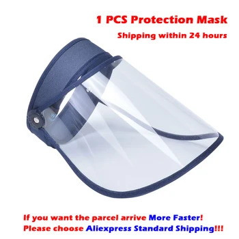 

Dust-proof Anti-Droplet Saliva Empty Top Hat Isolation Anti-Virus Mask Safety Face Protection Proof Mask UV Protection Sun Hat