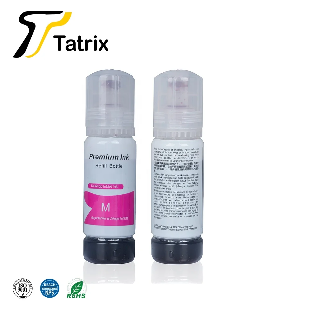 Tatrix-tinta de Recarga de Qualidade Adequado para Epson Ecotank Et2700 Et-2750 Et-2751 Et-2756 Et-2850 Et-2851 Et-2851 Et-2851 Et-2856 Qualidade - Imagem 4