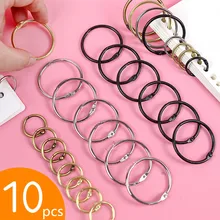 Биндер из металлических колец с дырокол вкладыш книжный переплет шарнирные кольца круглые зажимы для скрапбукинга альбом из крафт-бумаги канцелярские товары