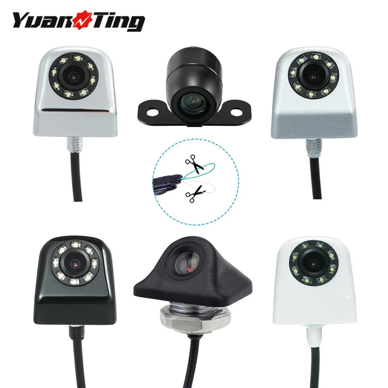 YuanTing Car Front Side Rear View Reverse/Forward Camera Waterproof HD Distance Scale Lines for Auto Parking Sensor System|Vehicle Camera| - AliExpress