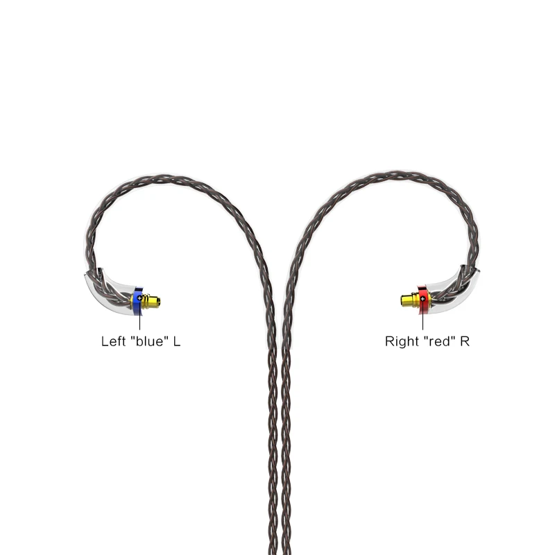 Skup AUDIOSENSE 8 nici 19 rdzeń kabla OFC 3.5mm z złącze mmcx dla T180 T260 T300 T800