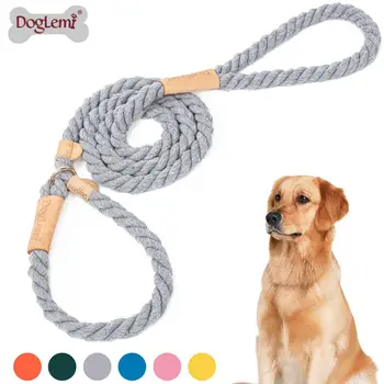 

Dog Leash Slip Rope Lead Leash Strong Heavy Duty Braided Rope No Pull Training Lead Leashes for Medium Large Dogs