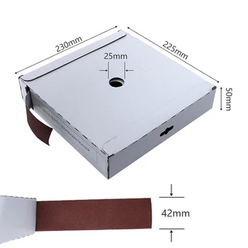 

100% Brand New 50m Abrasive Paper Sandpaper Polishing Grinding Tape Box For Metal Glass Wood Sandpaper Box