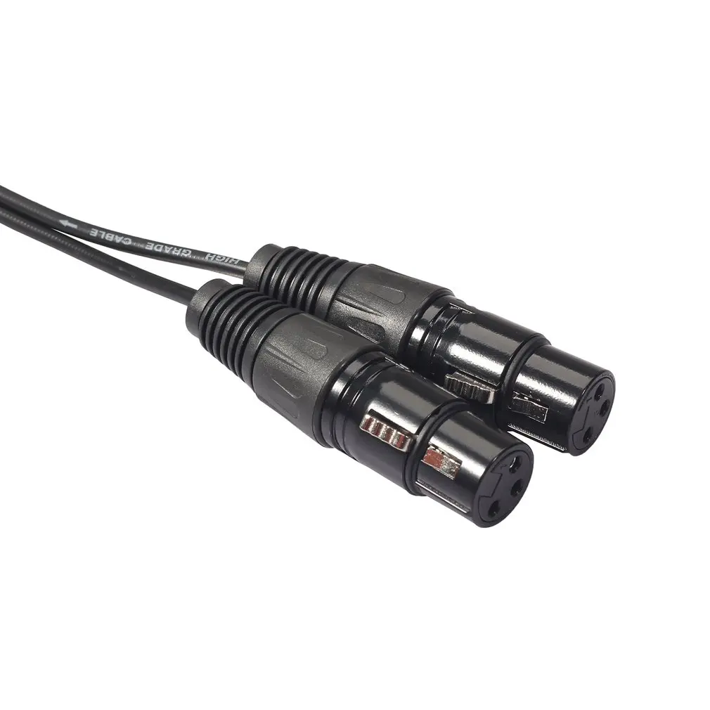 2020R-15 aux cable Audio Cable 2Rca Male To 2Xlr 3 Pin Male Female Amplifier Mixer Av Plug Dual Cable Xlr Dual Rca speaker Cable