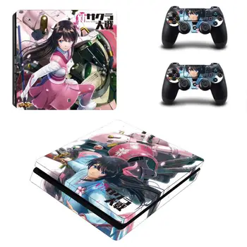 

Shin Sakura Taisen War PS4 Slim Skin Sticker For Sony PlayStation 4 Console and Controller Decal PS4 Slim Skins Stickers Vinyl