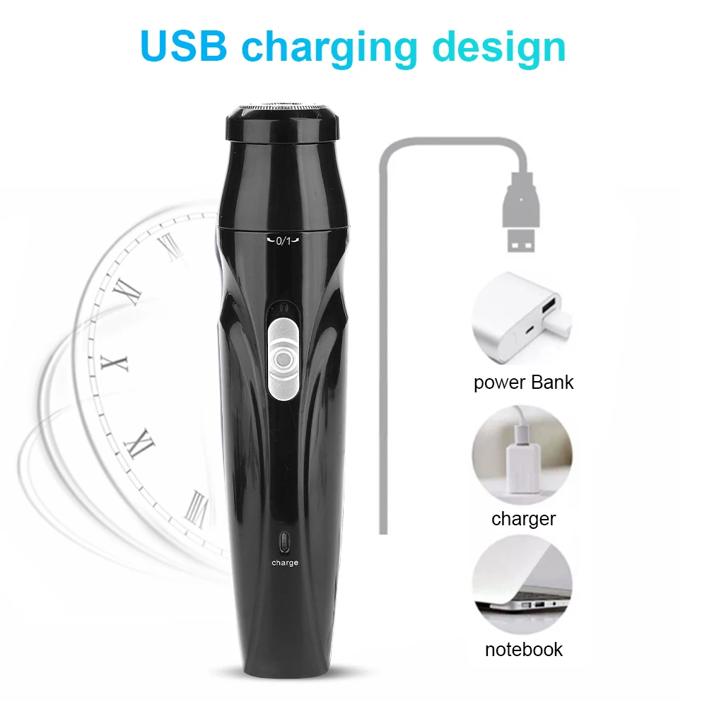 5 IN1Electric бритва триммер для носа волос TrimmerUSB Перезаряжаемые машинка стрижки