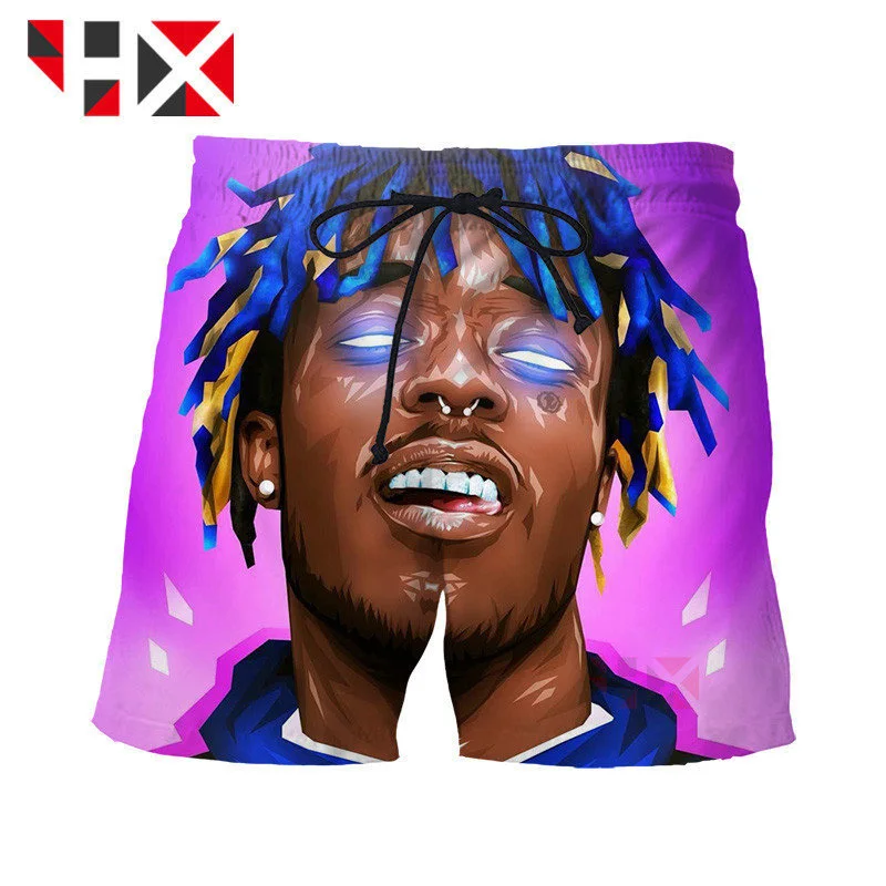 

2020 Summer New Style Trend Xxxtentacion 3D Print Unisex Shorts Fashion Casual Harajuku Style Shorts HX210