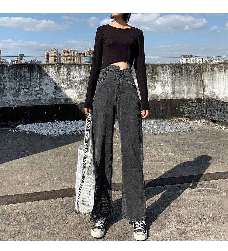 New Fashion High Waist Women Jeans 
