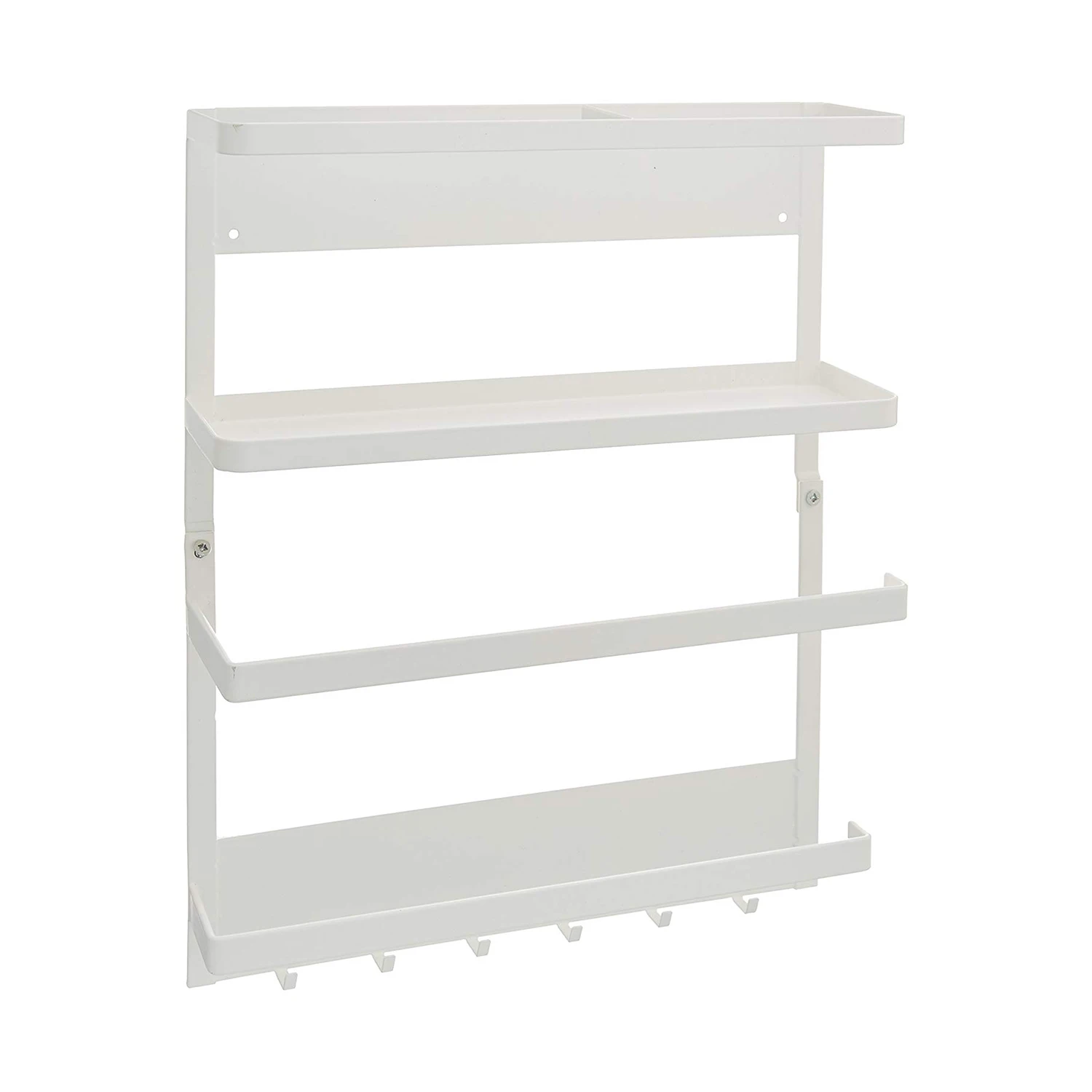 

2560 Plate Magnetic Kitchen Organization Rack,White