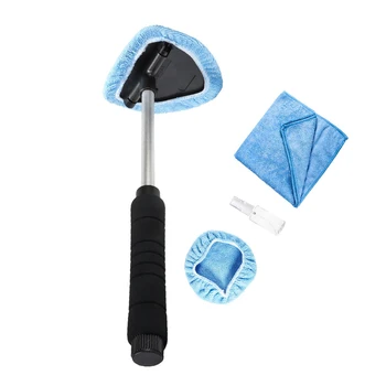 

5Pcs Clean Dust Brush Elastic Dust Removal Brush And Towel Mop Set For Car Household Cleaning Tools For Car Window Body