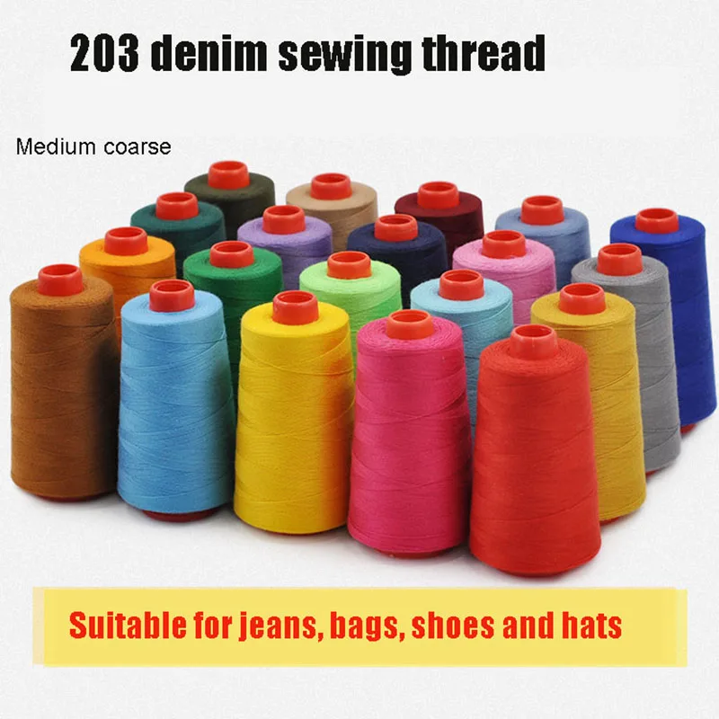 Polyester Three Thick Sewing Thread / Jeans Thread Hand Stitching