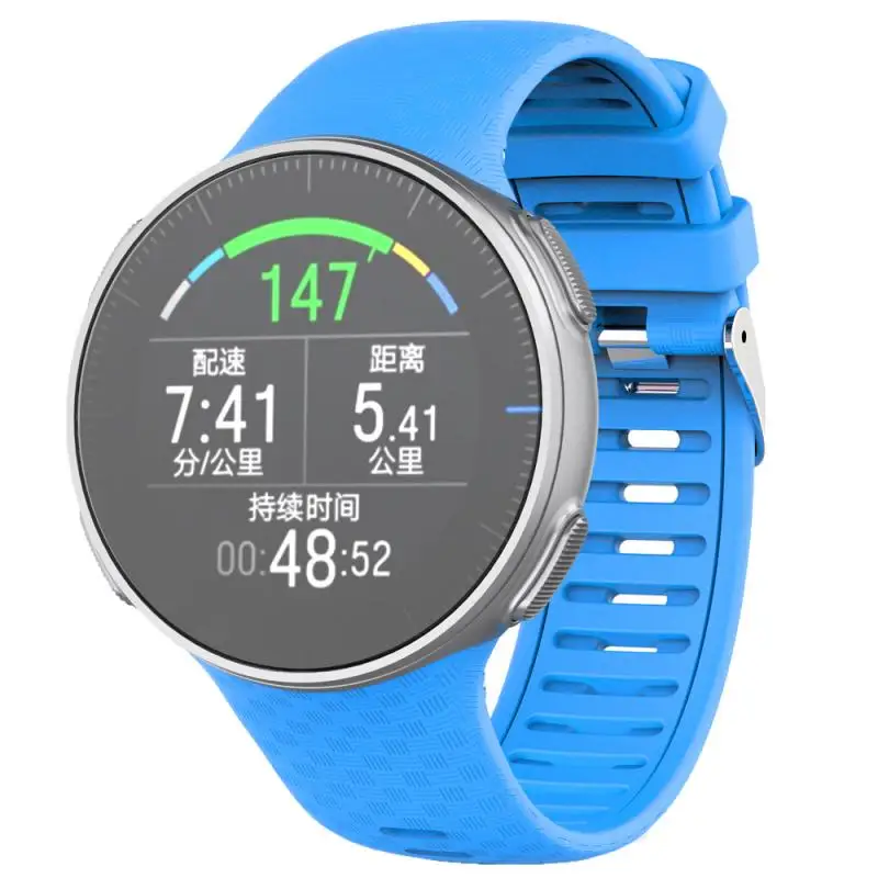 Sports Silicone Strap For Polar Vantage V Band Watchband Breathable Soft Bracelet Wrist Strap For Polar Vantage V Band QBMY