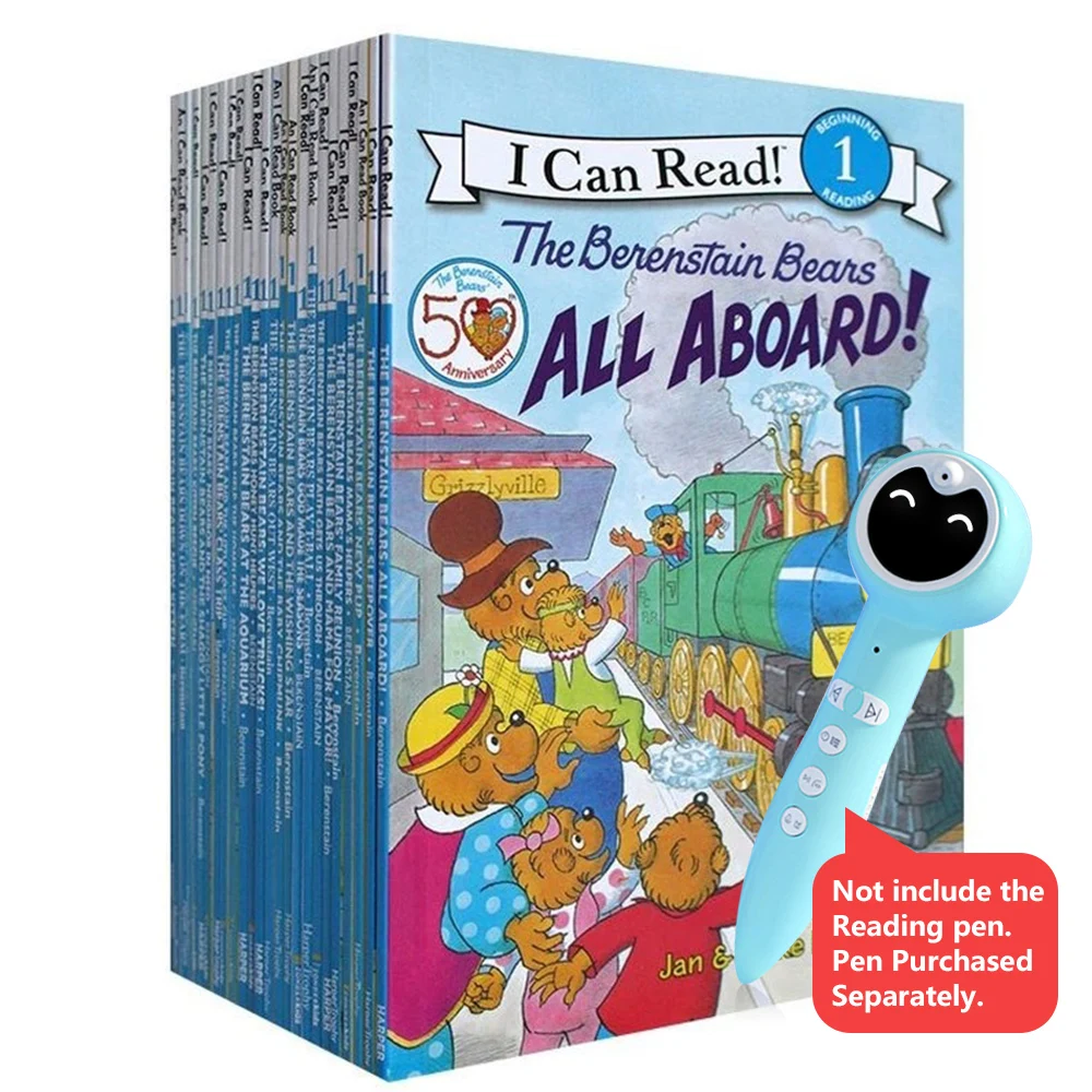25 Books/set I Can Read Phonics Books My Very First Berenstain Bears English Picture Story Book for Children Kids Reading | Игрушки и