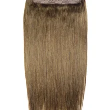 ZZHAIR 100 г-200 г 1"-28" Искусственные волосы одинаковой направленности волос один кусок набор 5 зажимов в человеческие волосы для наращивания 1 шт Натуральные Прямые