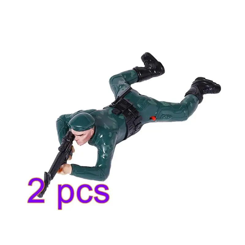 

2 шт., электрическая игрушка-солдат для ползания