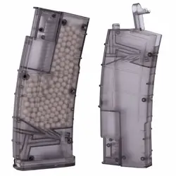 Tactical Paintball Plastic BB Speed Loader Airsoft M4 500rd Shooting Quick Speedloader Combat War Games Hunting Bullet Carrier
