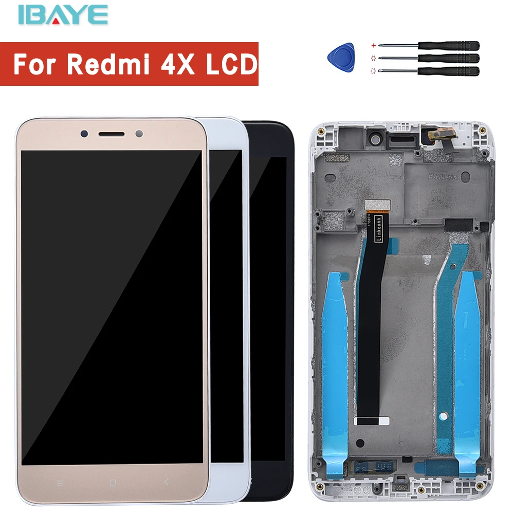 5 &quotдля Xiaomi Redmi NOTE 4X ЖК-дисплей сенсорный экран дигитайзер замена lcd для Snapdragon 625 |