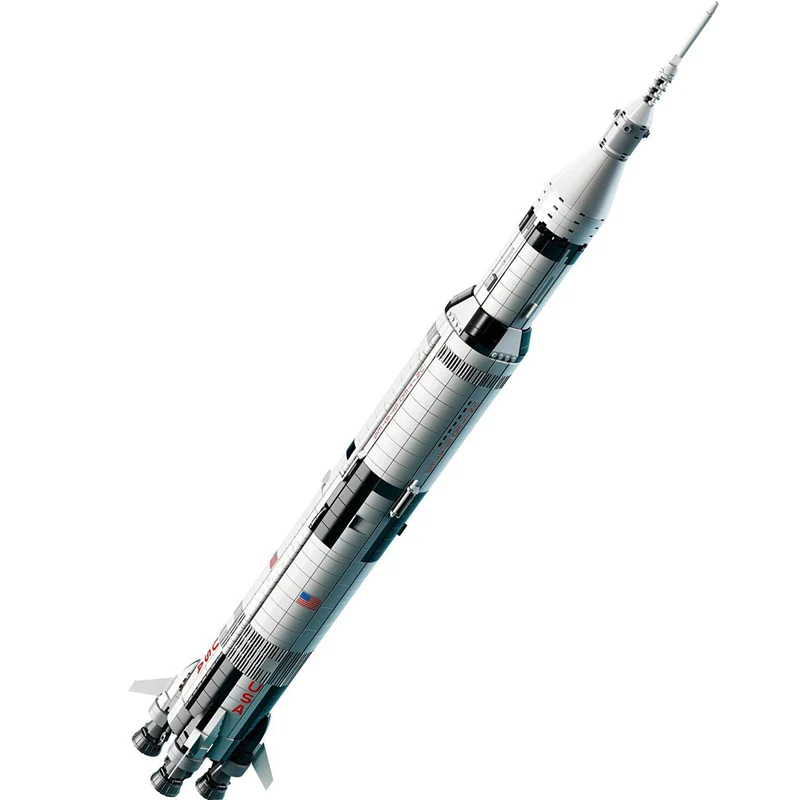 

37003 Apollo Saturn V Space Launch Vehicle USA Rocket Model Building Blocks compatible 21309 and 37001 Vestas Windmill Turbine