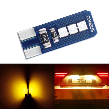 

1Pcs Auto Car LED T10 CANBUS 194 W5W 6 Smd 3030 License Plate Lights White Dome Interior Map Light Bulbs for Error Free Reading
