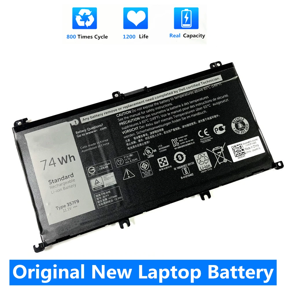 Аккумулятор CSMHY для Dell Inspiron 15-11 1 7000 7559 7557 7566 7567 5576 INS15PD-1548B | Компьютеры и офис
