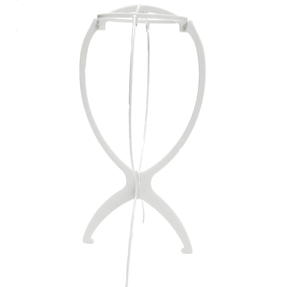 1PC Colorful Ajustable Wig Stands Plastic Hat Display Wig Head Holders 18x36Cm Mannequin Head/Stand Portable Folding Wig Stand