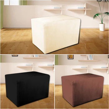 

Sofa Pedal Cover Plain Color Four Sides Elastic Force Ice Silk Sofa Cushion Foot Cover Home Decoration Daily Necessities
