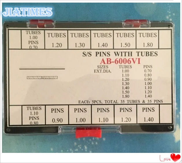 Нержавеющая сталь запчасти для ремешка наручных часов трубки и булавки ассортимент 70 штук для замены часов