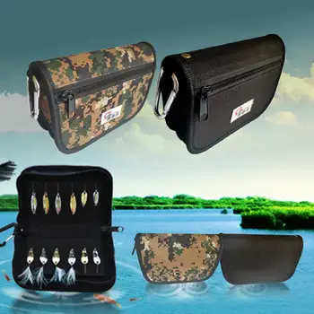 

Waterproof Fishing Spoon Lures Bag Tackle Case Spinner Fishing Fly Fishing Backpack Carp Fishing Tools Box R5M3