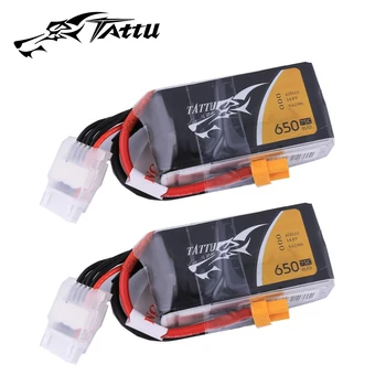 

Tattu 650mAh 4S1P 75C 14.8V Lipo Battery with XT30 Plug Accessories