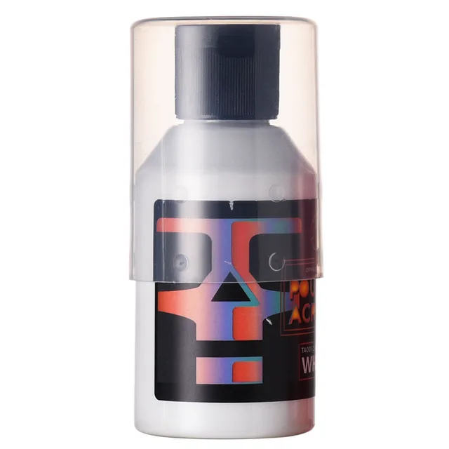 OPHIR 100ML Professional Pouring Acrylic Paint Fluid Marbling Paint for Artist DIY Art Supplies 36 Colors for Choose NO.2 WHITE