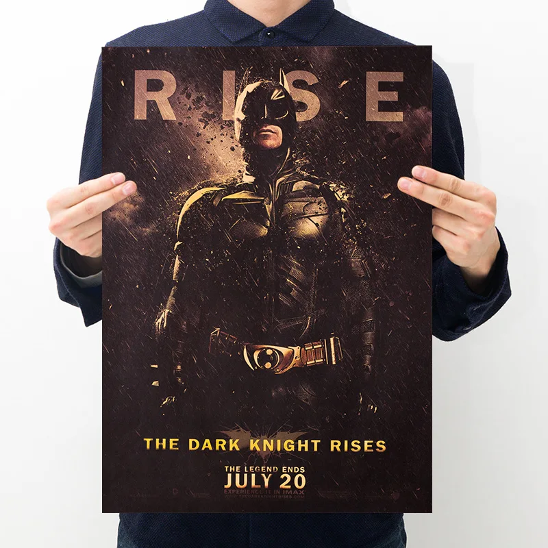 

Movie poster Batman retro kraft paper poster room dormitory bedroom decoration painting art wall sticker picture household items