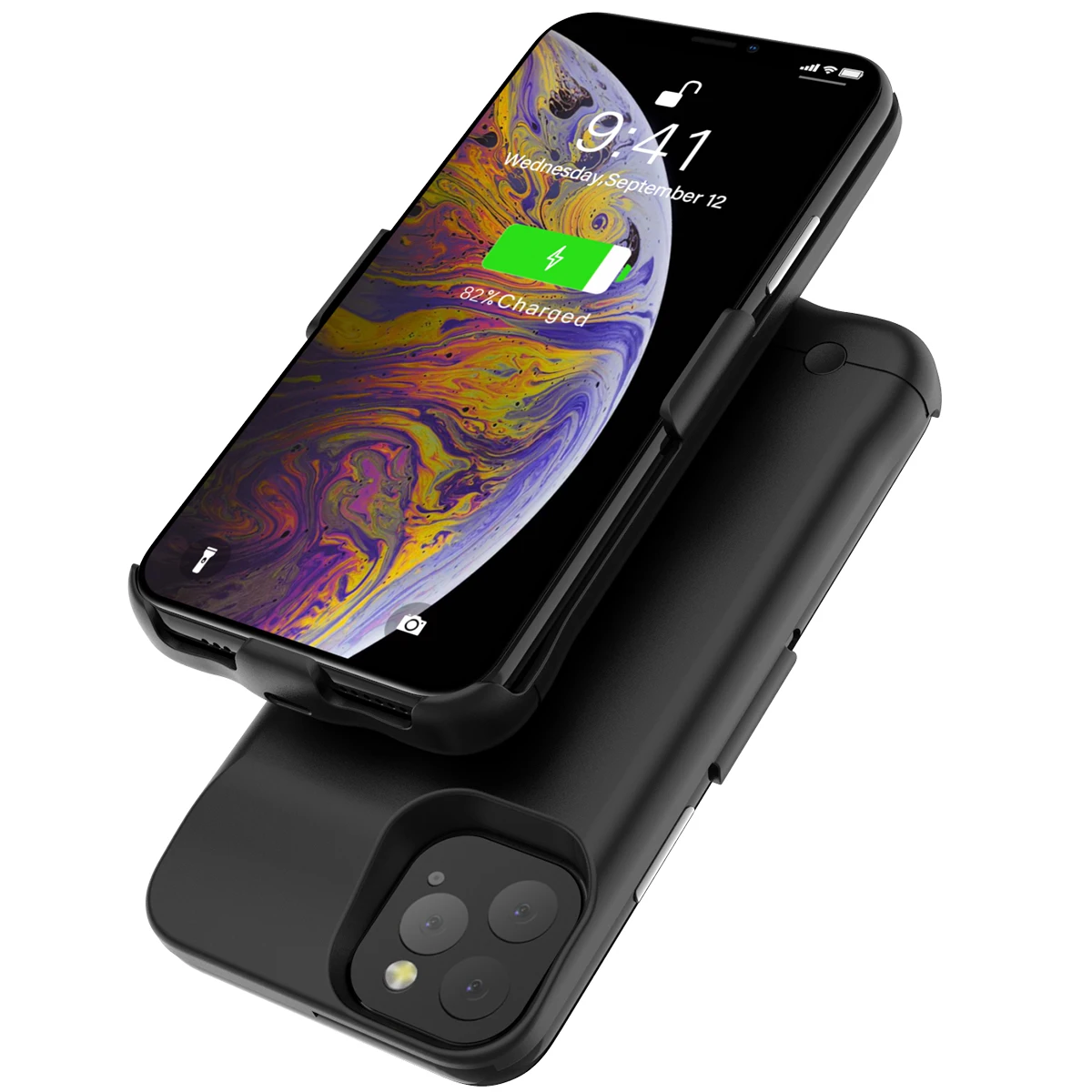 Для iPhone 11/11 Pro/11 Pro Аккумулятор max зарядное устройство чехол 5200 мАч 6200 мАч внешнее резервное зарядное устройство power Bank Защитная батарея Чехол