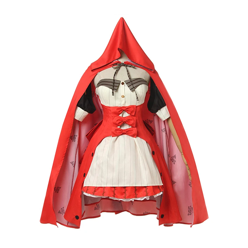 Игра FGO Fate Grand Order, Маскарадные костюмы Марии Антуанетты, маскарадный костюм, Аниме Комикс, красные платья, женская униформа, одежда для наездника - Цвет: Costume no wig