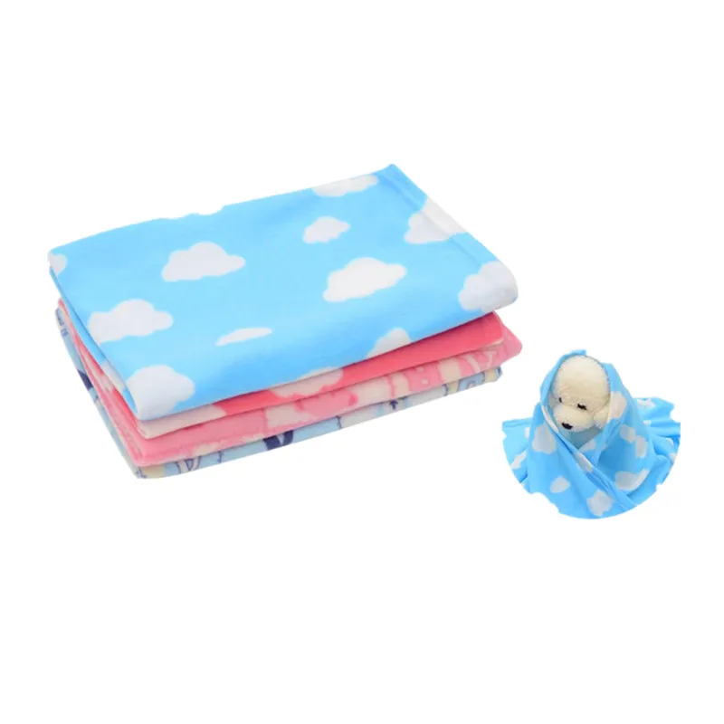 80*90CM Pet dog mat Puppy Kitten Cat Mat Blanket FLEECE Winter Dog Bed