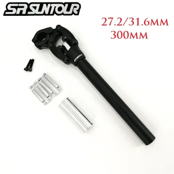 

SR SUNTOUR Bicycle Seatpost 27.2mm 31.6mm * 300mm Damping Seat Post Shock Absorber Suspension Seatpost Mountain Bike Accessories