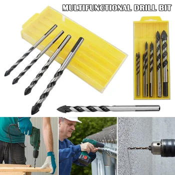 

3-12mm Drill Bit Set for Drilling Ceramic Tile Concrete Glass Wood Wall Mirror JDH99