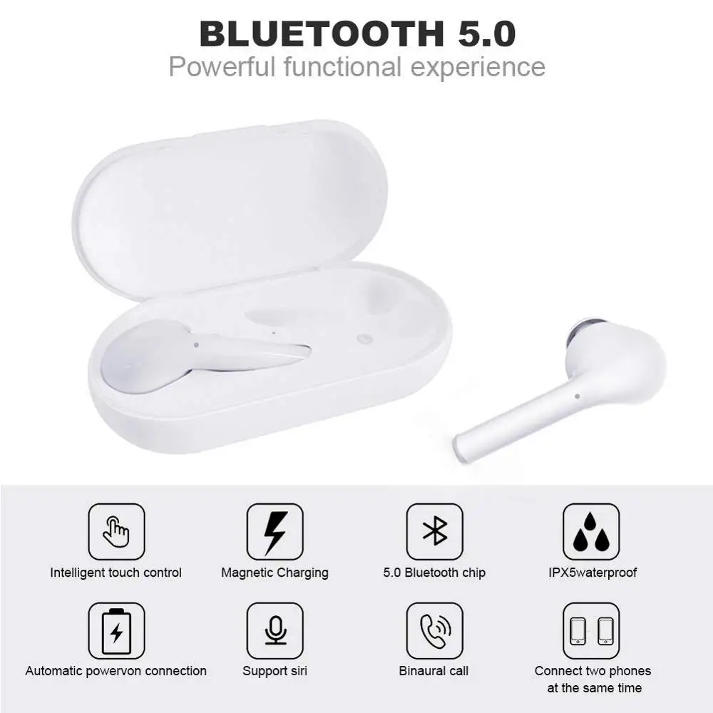 For Xiaomi Bluetooth Earphone AI Control Stereo True Wireless Noise Reduction Headset Handsfree Earbuds Sport Wireless Headphone