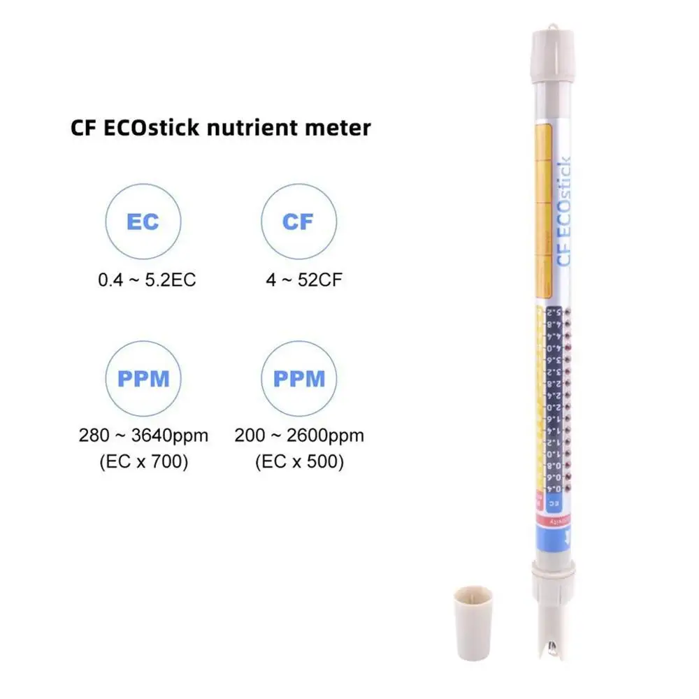 

PH Tester Stick EC/ppm/CF Meter Horticulture Water Quality Test Pen EC Meter Multi-Parameter Conductivity Digital PH Detector